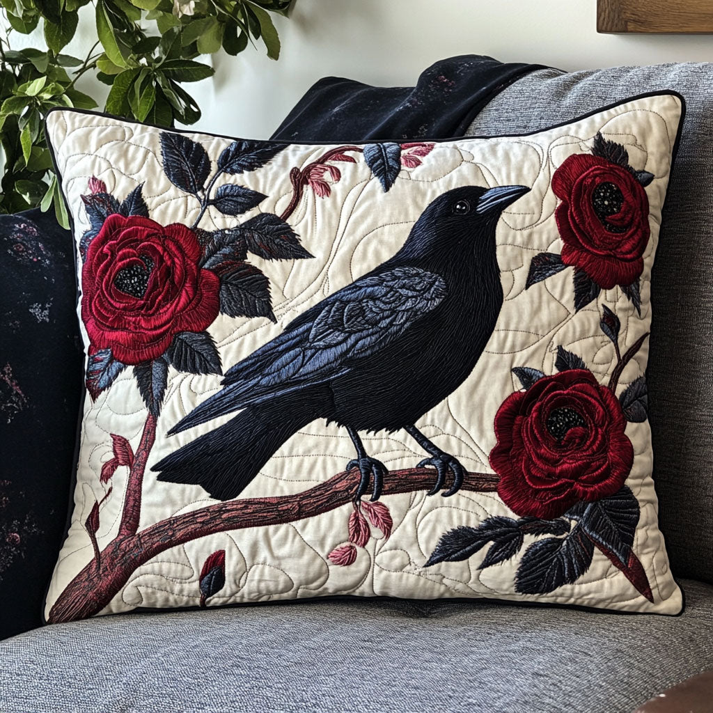 Raven Bloom CW0507030CL Quilt Pillow Case-tidenox