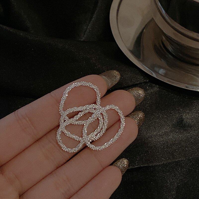 Shimmering Silver Star Ring-tidenox