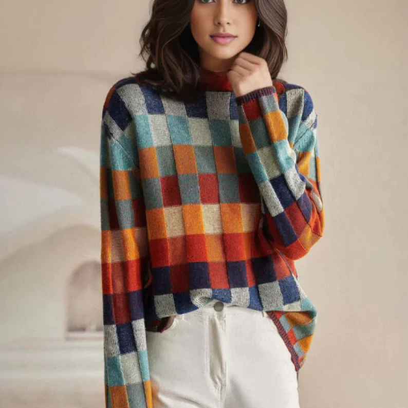 Turtleneck sweater in 100% cashmere