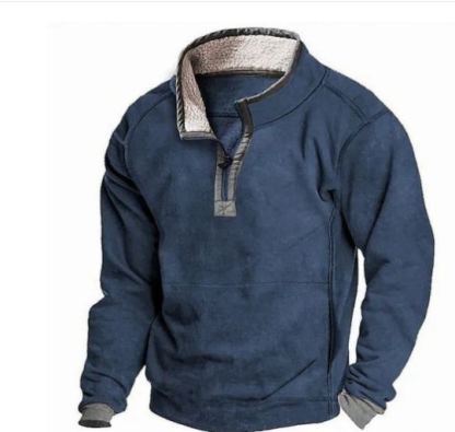 Men's  Long Sleeve Cashmere Sports Sweater