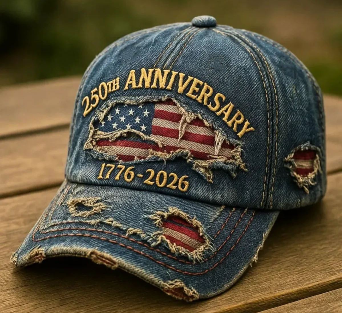 250th Anniversary USA Commemorative Cap (1776–2026)