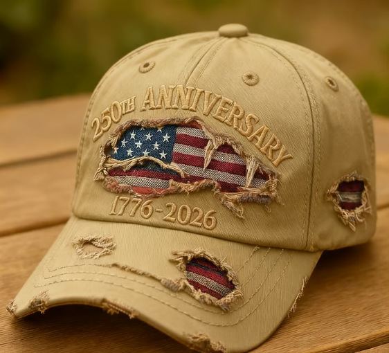 250th Anniversary USA Commemorative Cap (1776–2026)