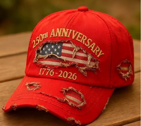 250th Anniversary USA Commemorative Cap (1776–2026)