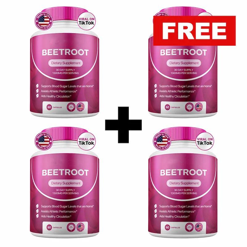 Beet Root Capsules For Healthy Blood Flow and Energy