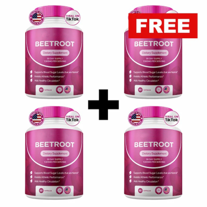  Beet Root Capsules For Healthy Blood Flow and Energy