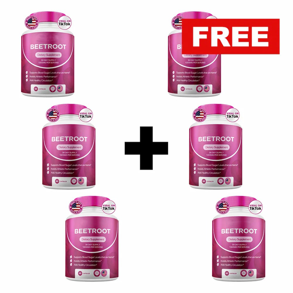  Beet Root Capsules For Healthy Blood Flow and Energy
