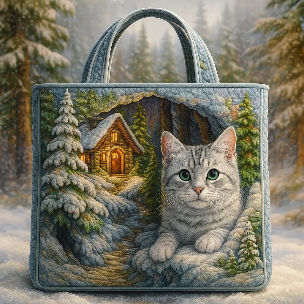 ⚠️Only a Few Left – Artistic Exquisite Fashion Illustrated Shoulder Tote Bag