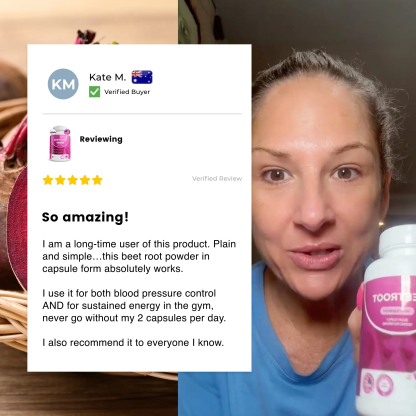  Beet Root Capsules For Healthy Blood Flow and Energy