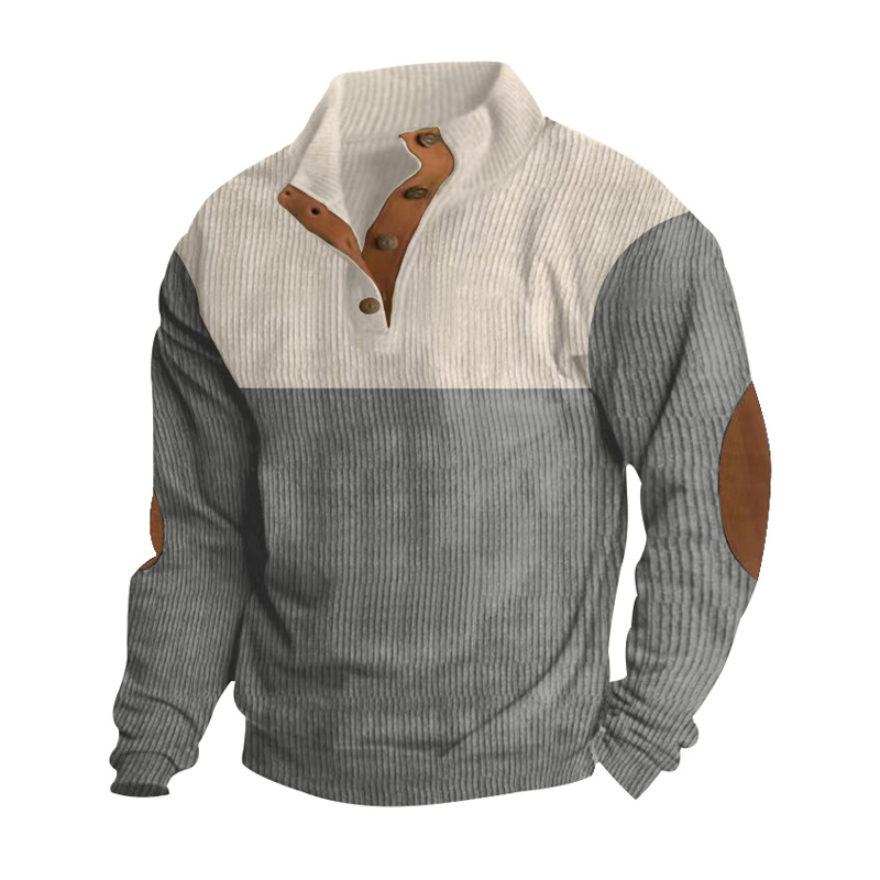 Men's Warm Comfortable Western Cowboy Vintage Sweatshirts-tidenox