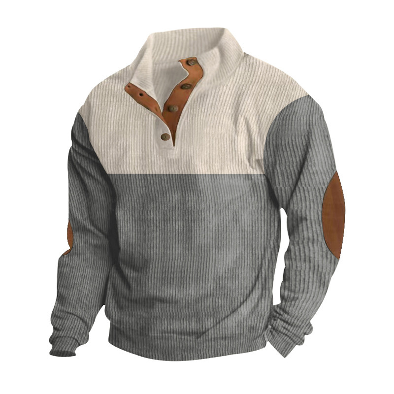 Men's Warm Comfortable Western Cowboy Vintage Sweatshirts-tidenox