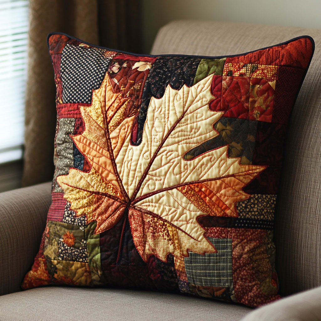 Patchwork In Fall WJ1110054CL Quilt Pillow Case-tidenox