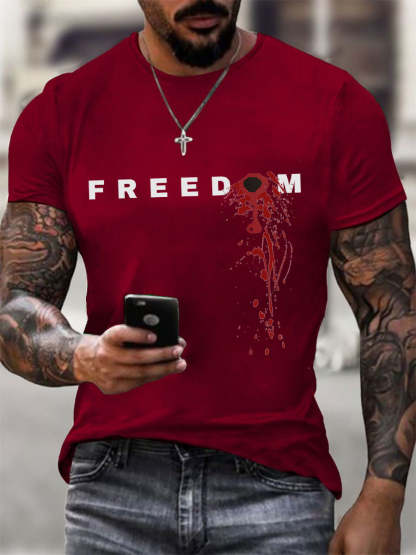 Men's FREEDOM T-shirt-tidenox