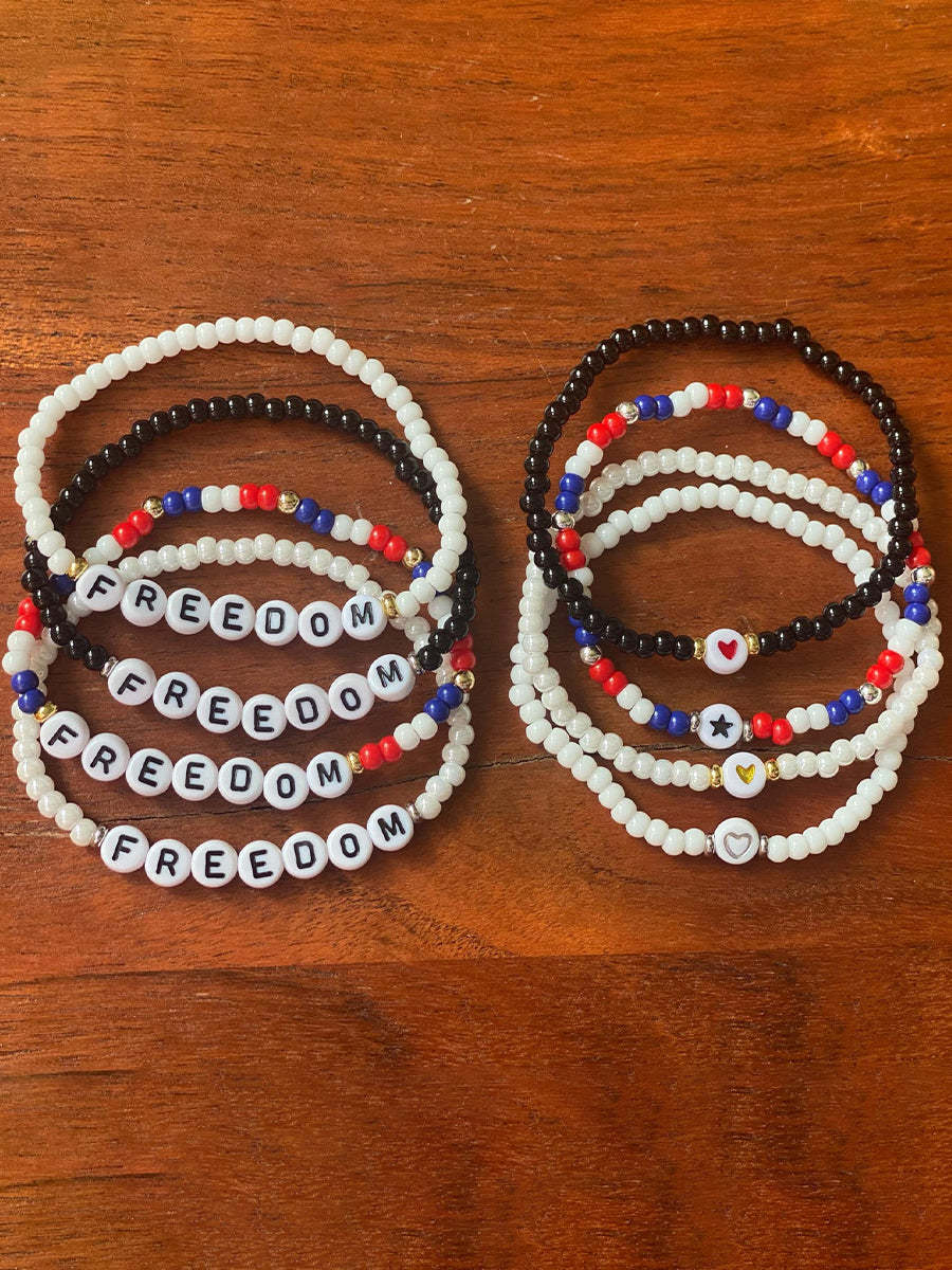 Freedom Bead Bracelet-tidenox