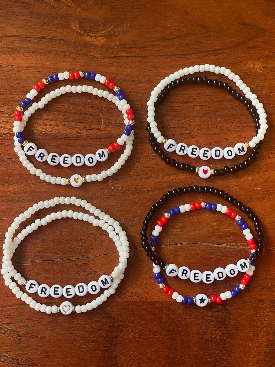 Freedom Bead Bracelet-tidenox