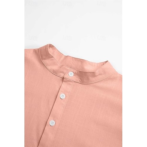 Men's Shorts Linen Shorts Summer Shorts Beach Shorts Drawstring Elastic Waist Multi Pocket Plain Knee Length Outdoor Beach Hawaiian Casual ArmyGreen Black Inelastic-tidenox