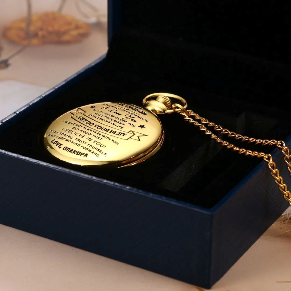 To Grandson / From Grandpa - Luxury Vintage Pocket Watch