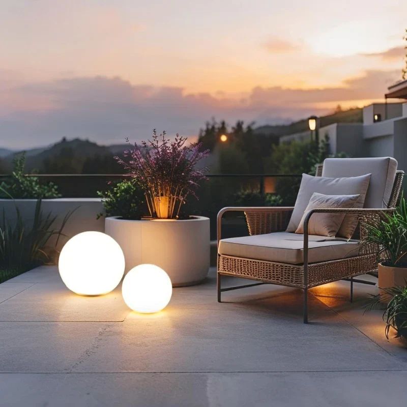 Spherical Garden Light