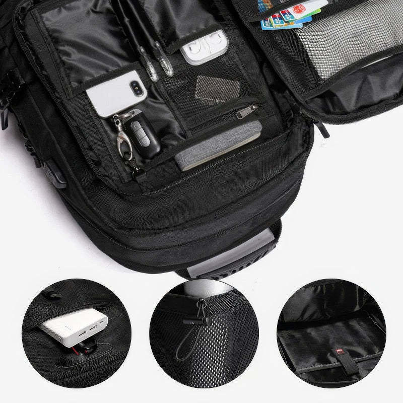 Expandable Multifunctional Large Capacity Outdoor Backpack