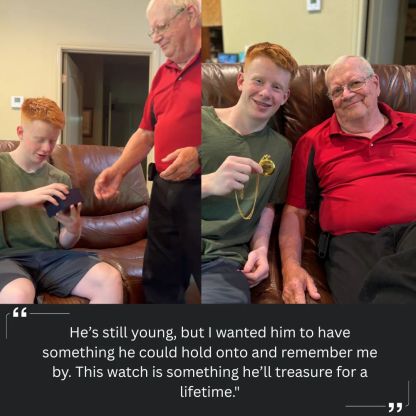 To Grandson / From Grandpa - Luxury Vintage Pocket Watch