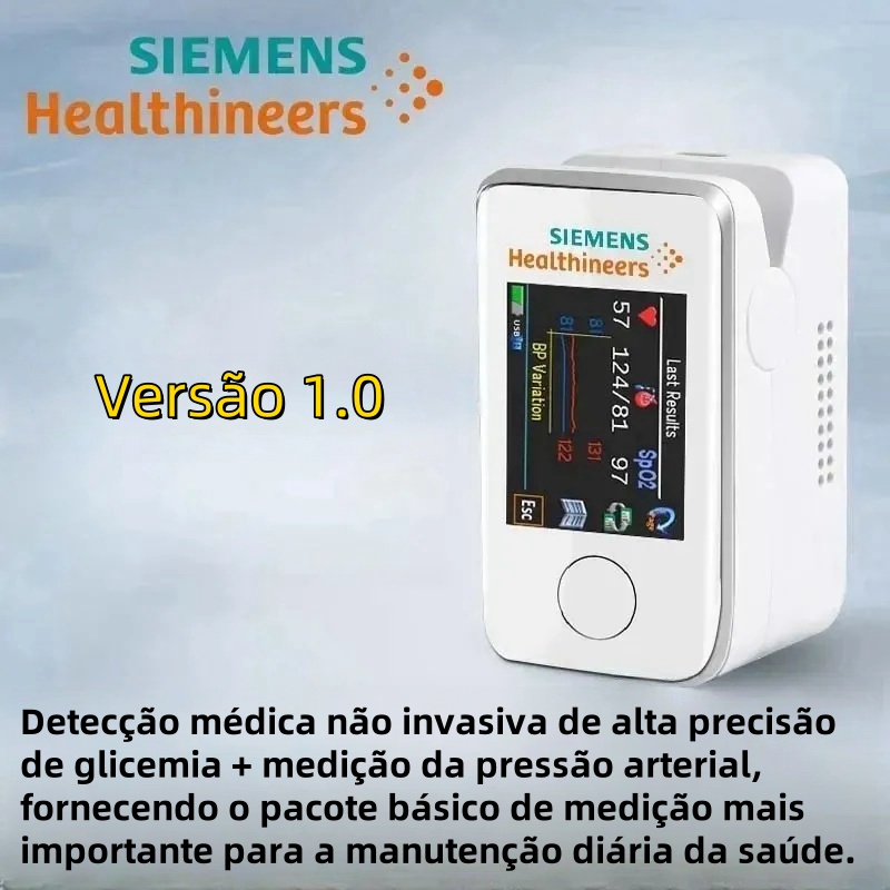 🔥Oferta por tempo limitado🔥Medidor de glicemia não invasivo da Siemens - uma nova experiência de medição de glicemia indolor e não invasiva, diga adeus à dor😁