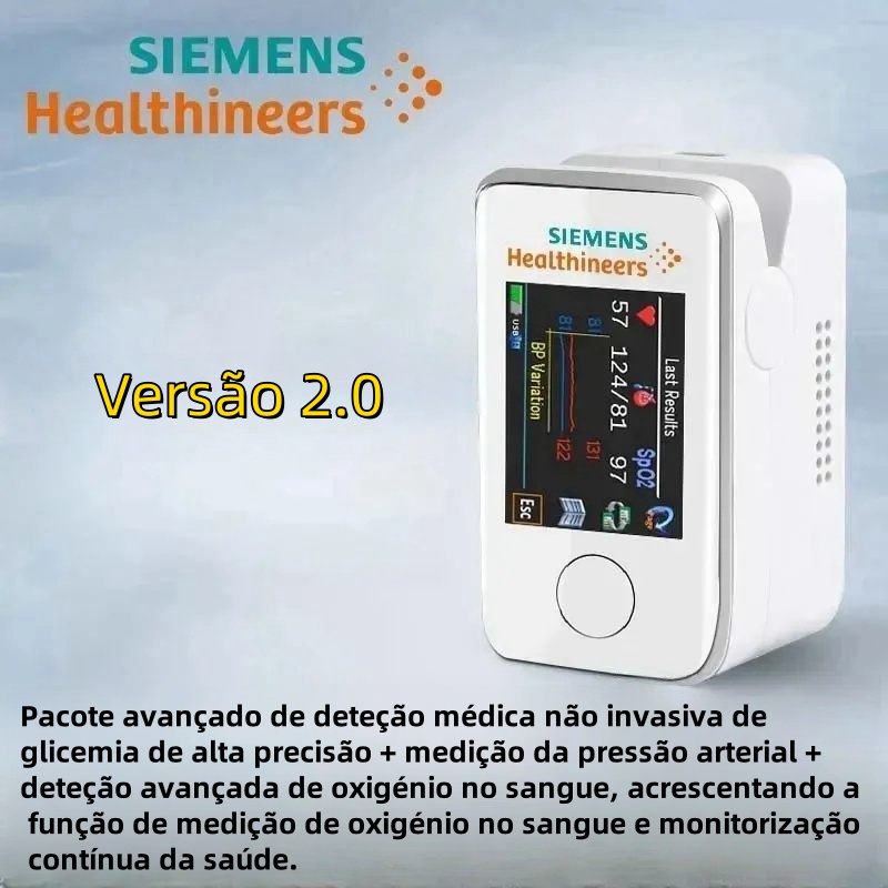 🔥Oferta por tempo limitado🔥Medidor de glicemia não invasivo da Siemens - uma nova experiência de medição de glicemia indolor e não invasiva, diga adeus à dor😁
