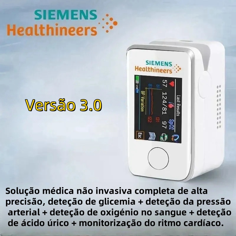 🔥Oferta por tempo limitado🔥Medidor de glicemia não invasivo da Siemens - uma nova experiência de medição de glicemia indolor e não invasiva, diga adeus à dor😁