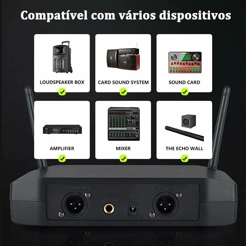 Sistema de microfone sem fios Shure GLXD4, com excelente qualidade de som, microfone UHF sem fios, conjunto com dois microfones BETA58A/SM58