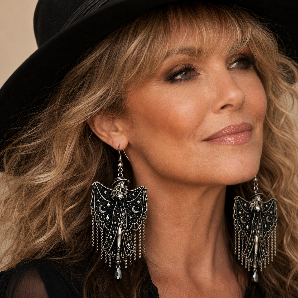 Stardust Shawl Rotating Earrings