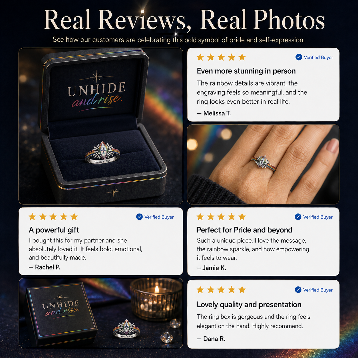 UNHIDE & RISE Ring