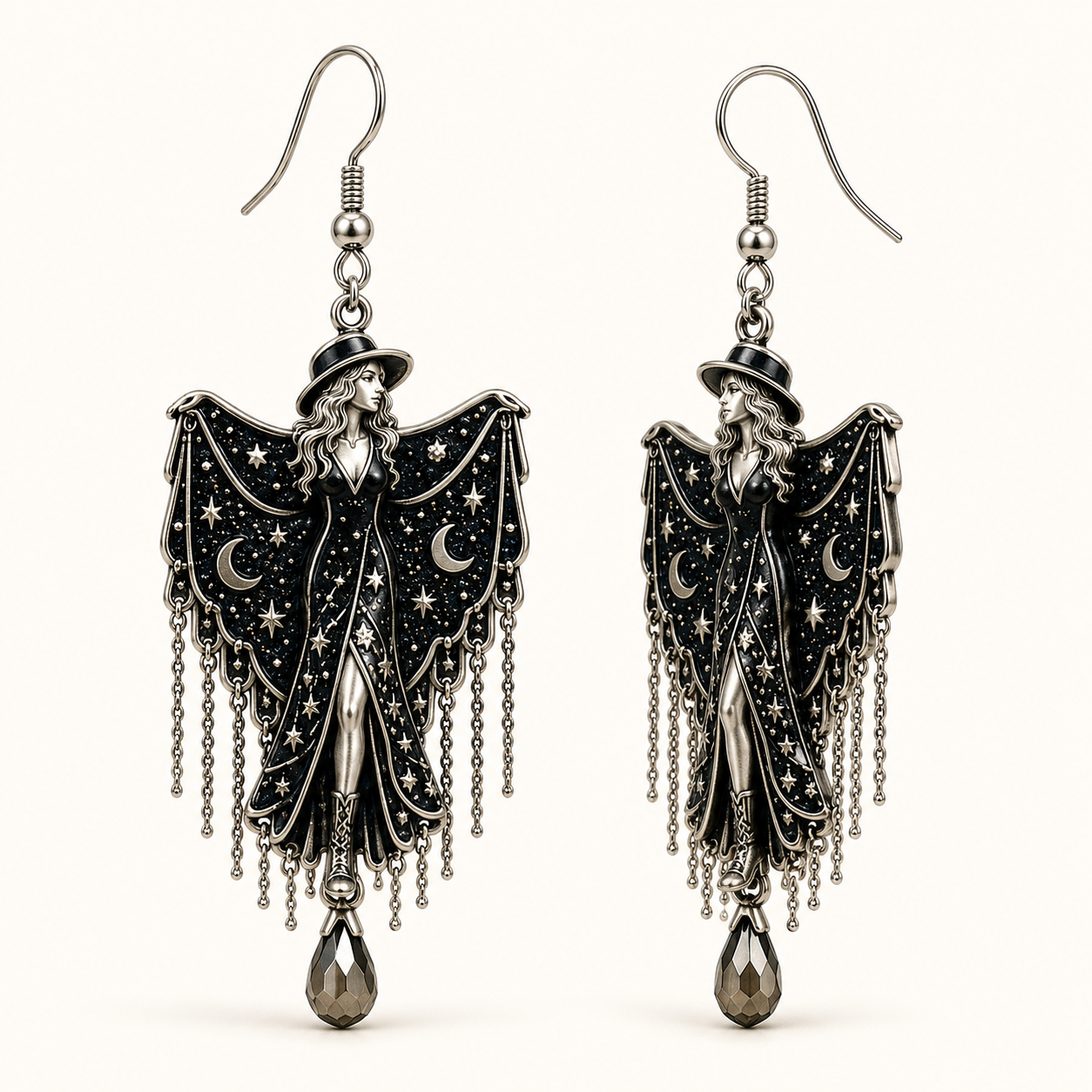 Stardust Shawl Rotating Earrings