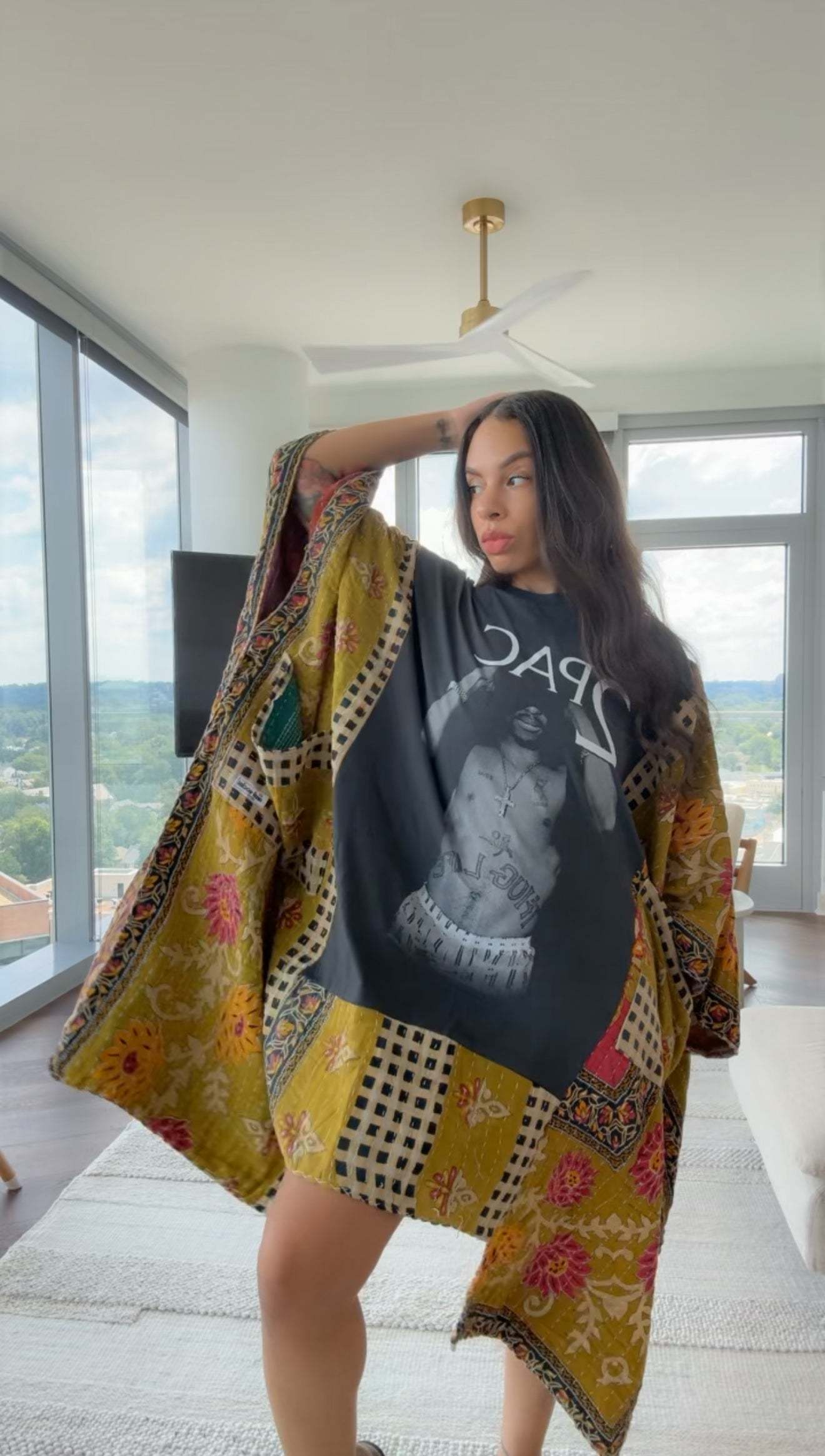 Tupac Original Kantha Band Tee