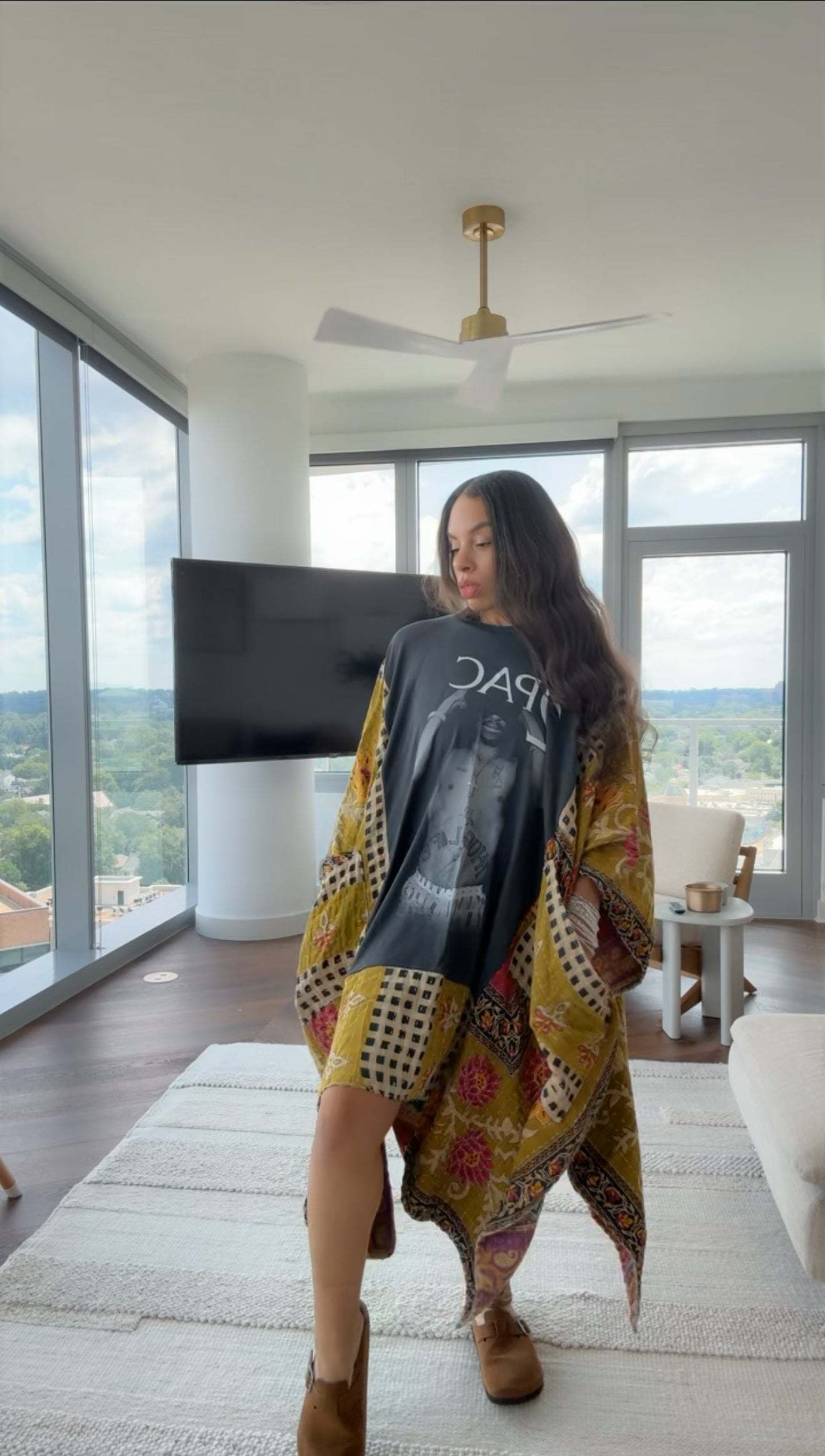 Tupac Original Kantha Band Tee