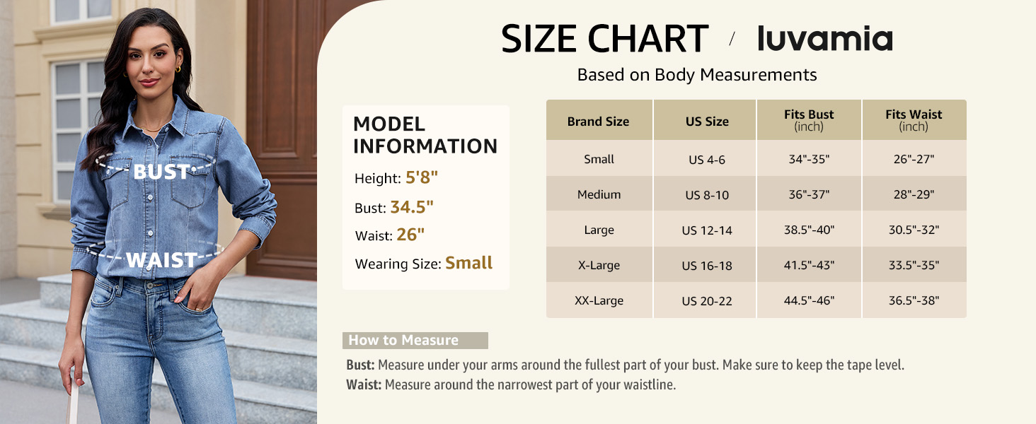 denim button down shirt women