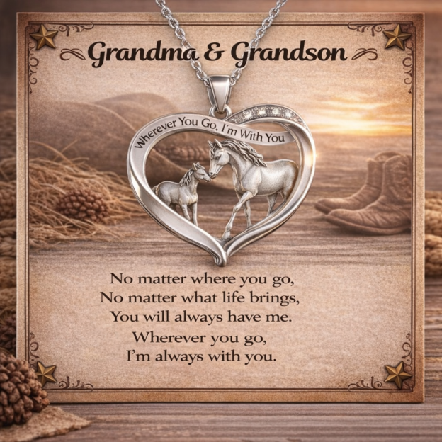 2026 New Year's Gift -Horse Heart Necklace