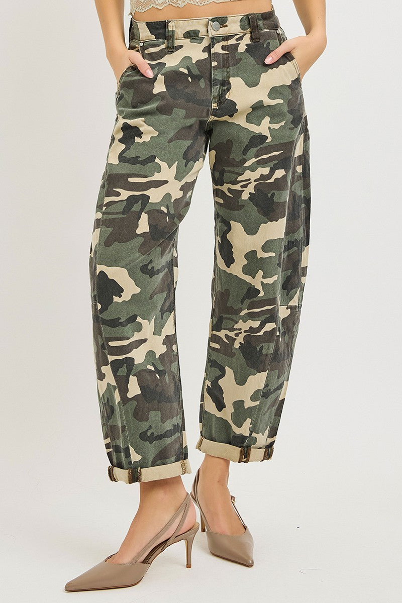 Camo Barrel Pants