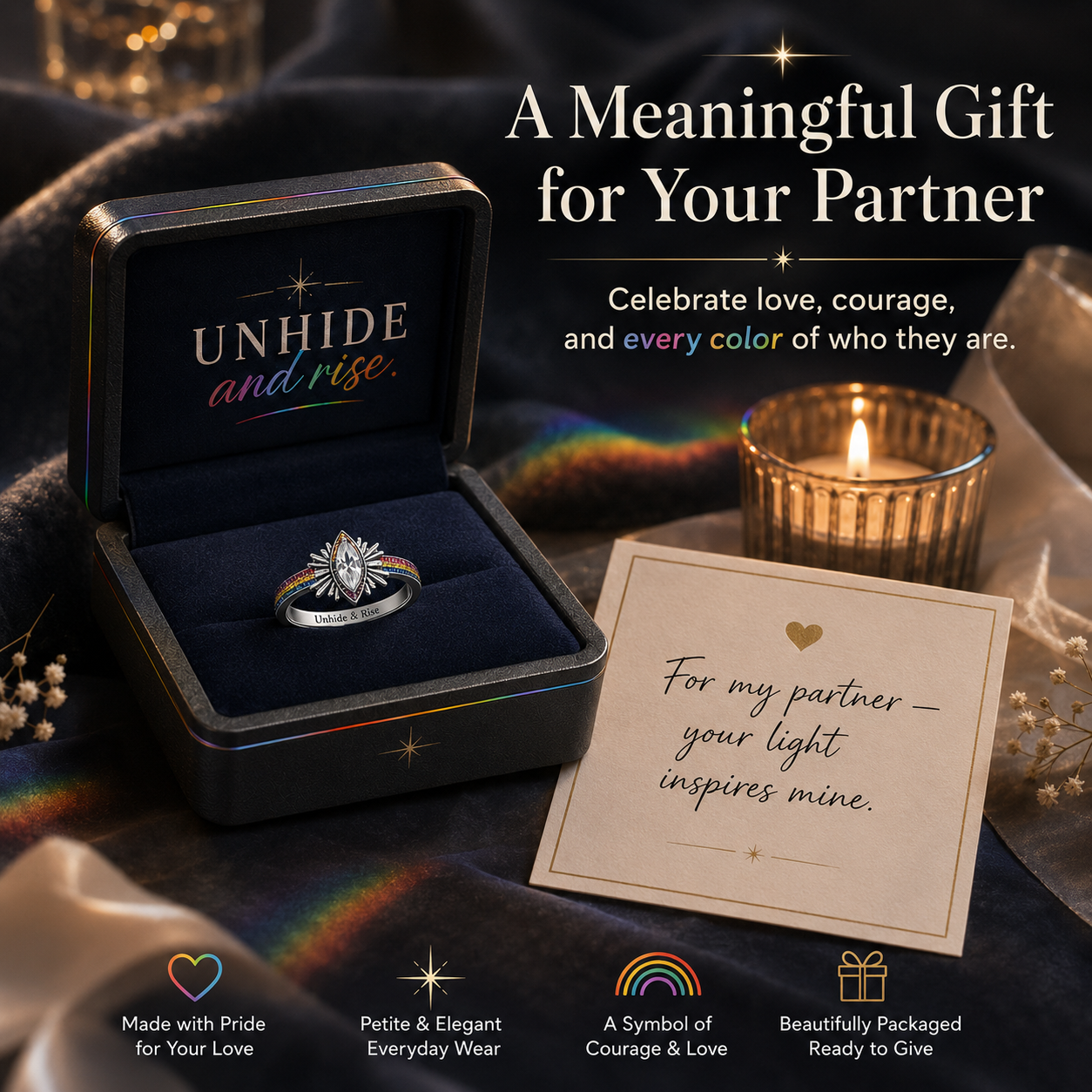 UNHIDE & RISE Ring