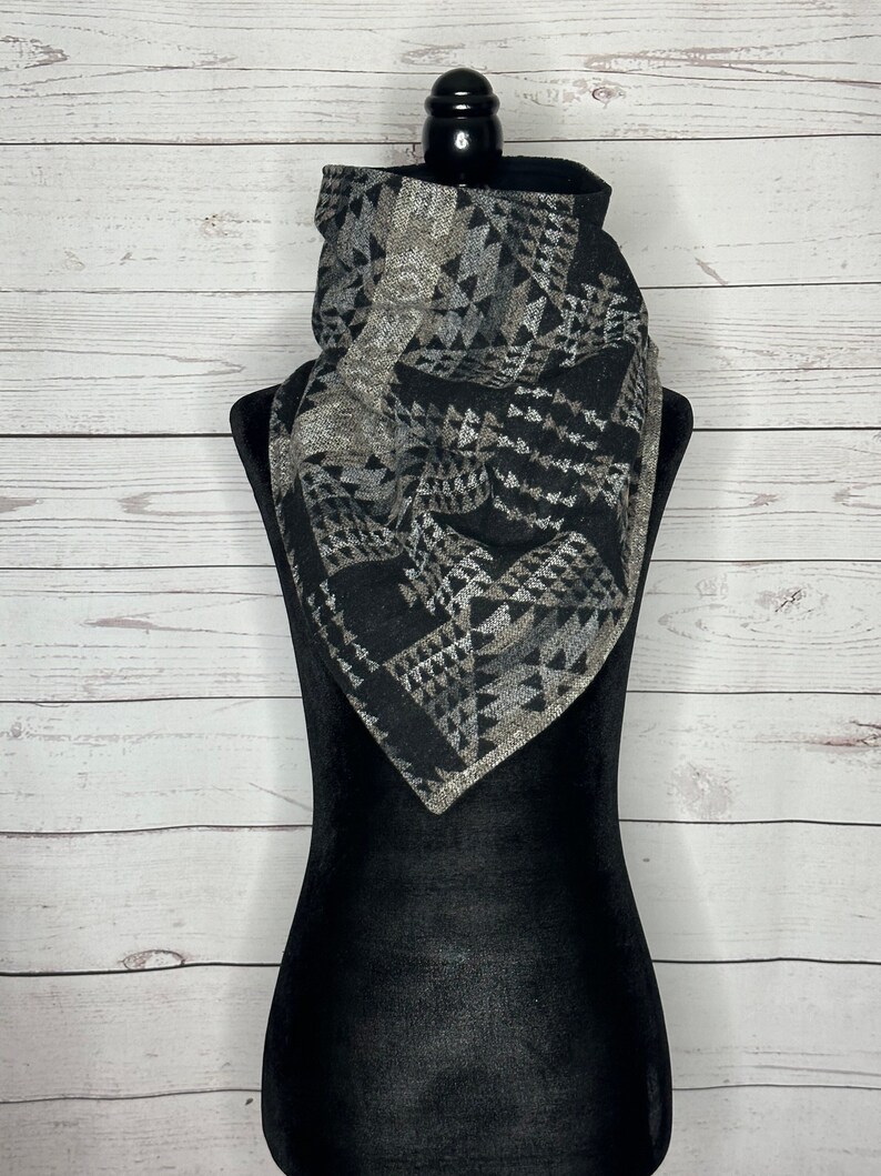 Driftwood Western Aztec Warm Neck Hood