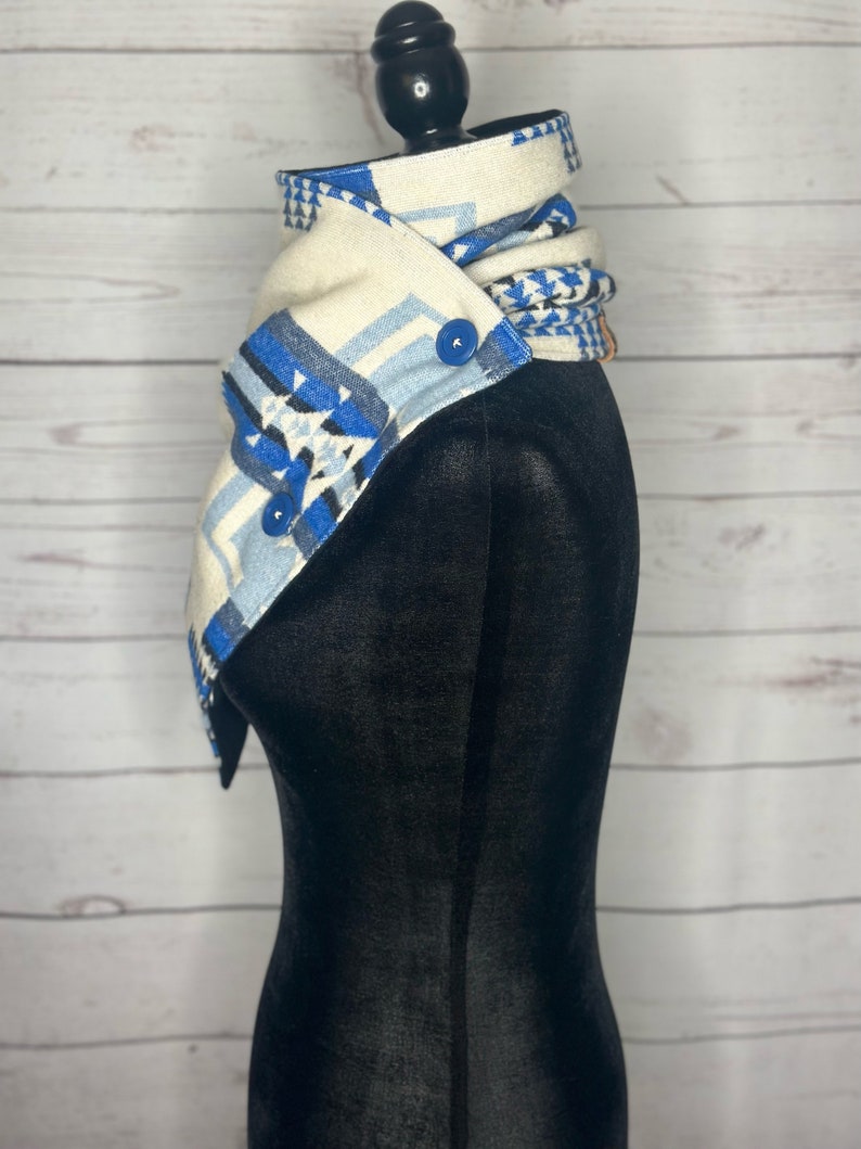 Snow Western Aztec Warm Neck Hood