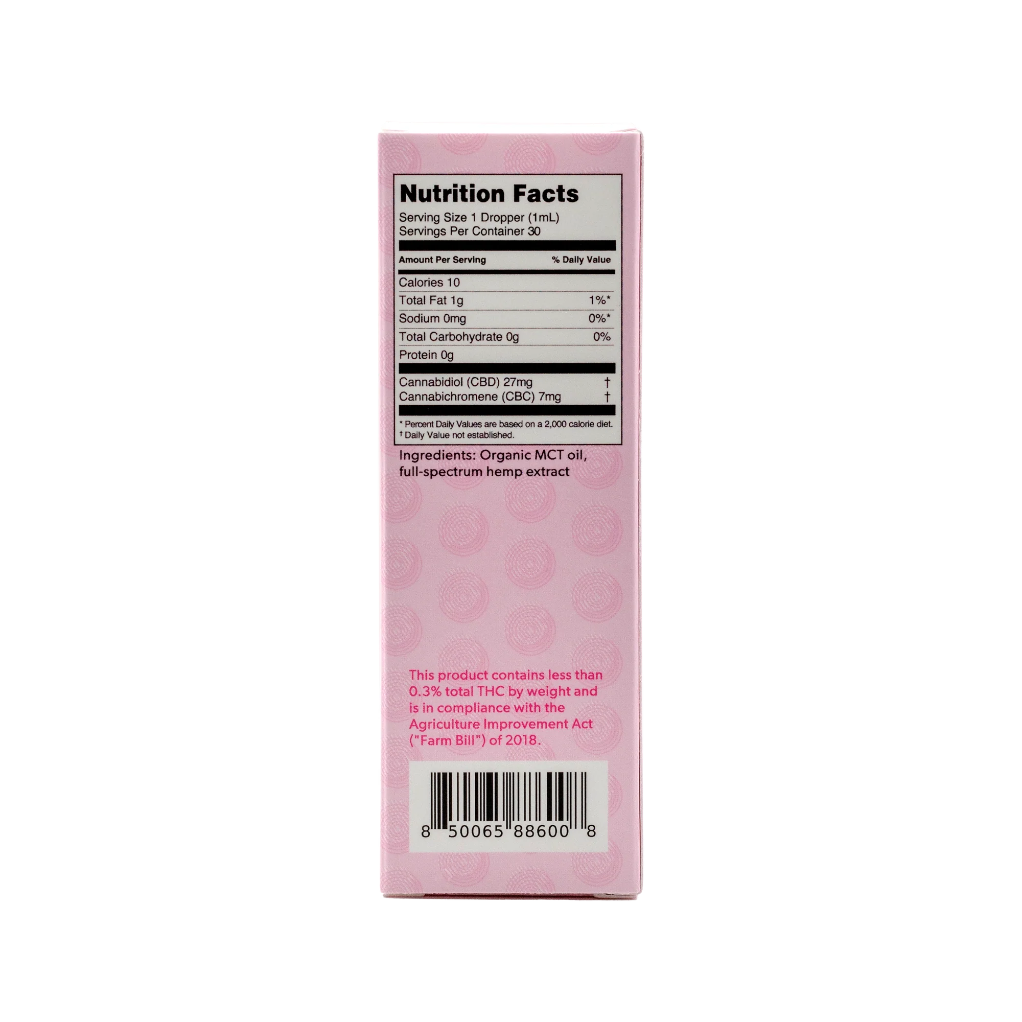 East Fork CBC Tincture • 800MG CBD + 200MG CBC