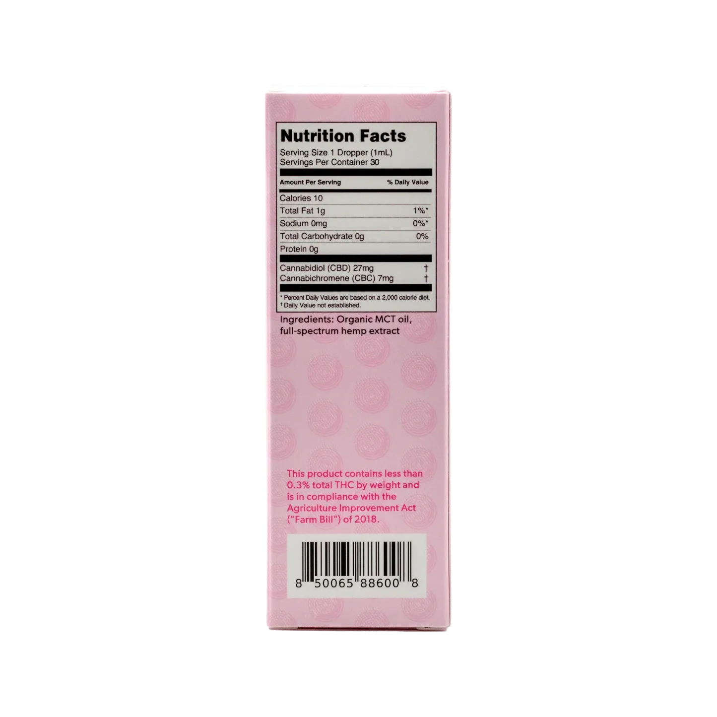 East Fork CBC Tincture • 800MG CBD + 200MG CBC