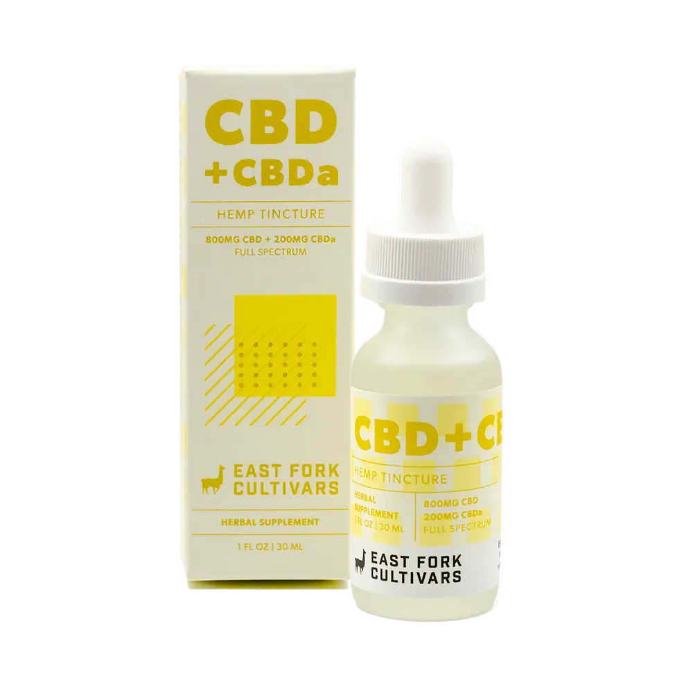 East Fork CBDA Tincture • 800MG CBD + 200MG CBDA