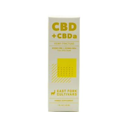 East Fork CBDA Tincture • 800MG CBD + 200MG CBDA