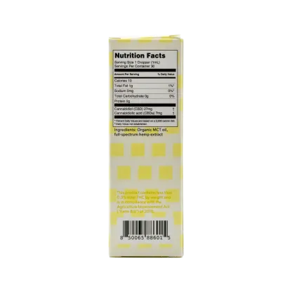 East Fork CBDA Tincture • 800MG CBD + 200MG CBDA