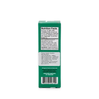 East Fork Organic White CBG Oil