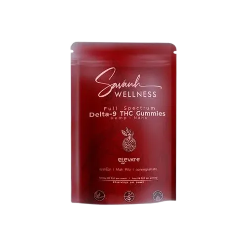 Savahn Pomegranate Hemp D9 Nano Gummies