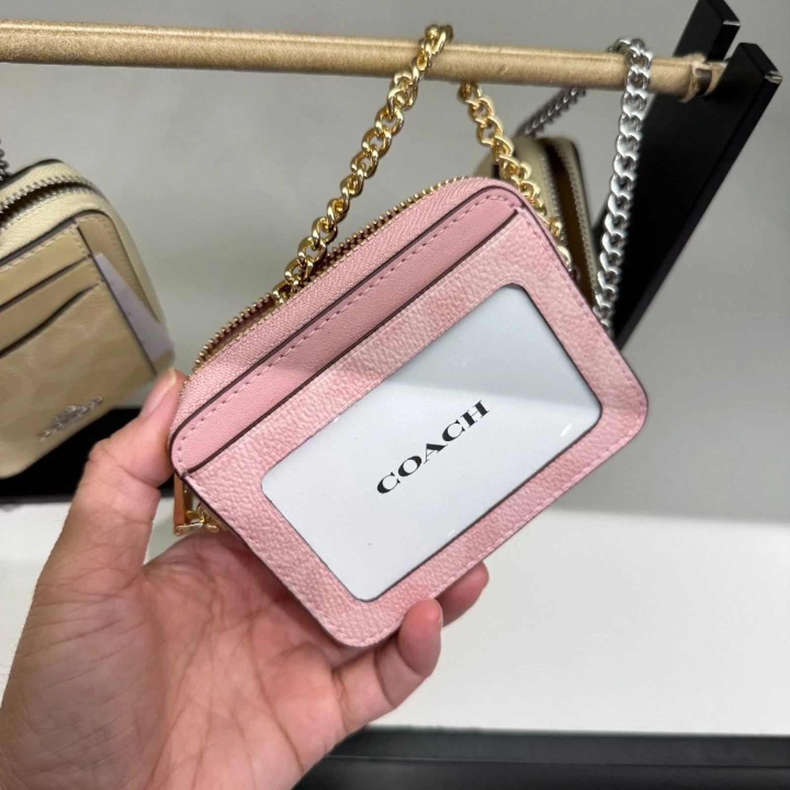 Zip Card Case In Signature Canvas