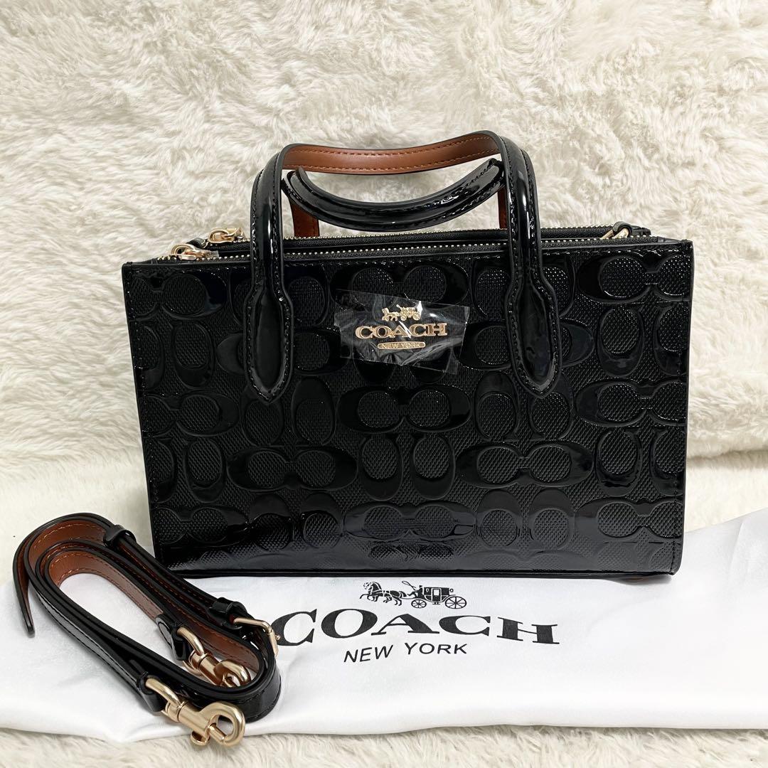 Nina Small Tote Bag Signature Patent leather New Outlet