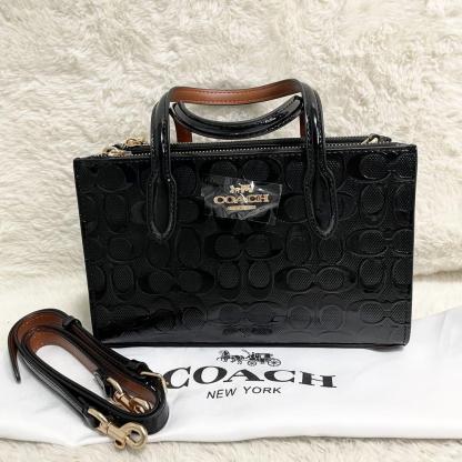 Nina Small Tote Bag Signature Patent leather New Outlet