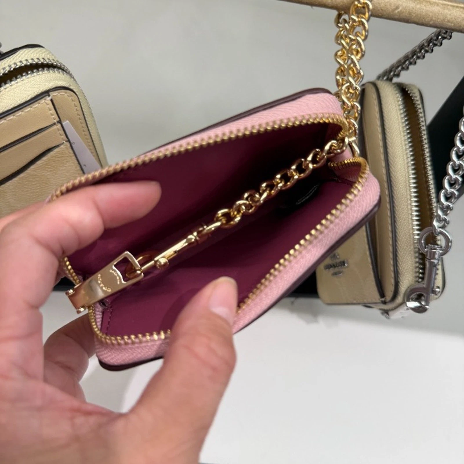 Zip Card Case In Signature Canvas