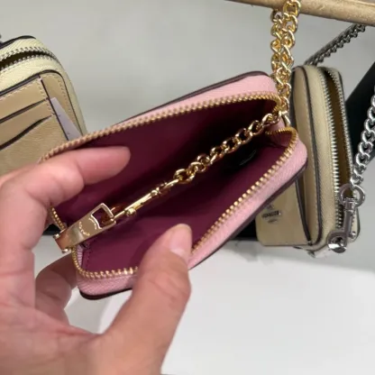 Zip Card Case In Signature Canvas